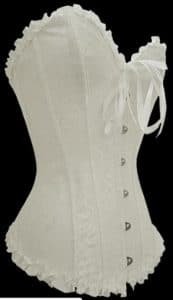 corset blanco barato